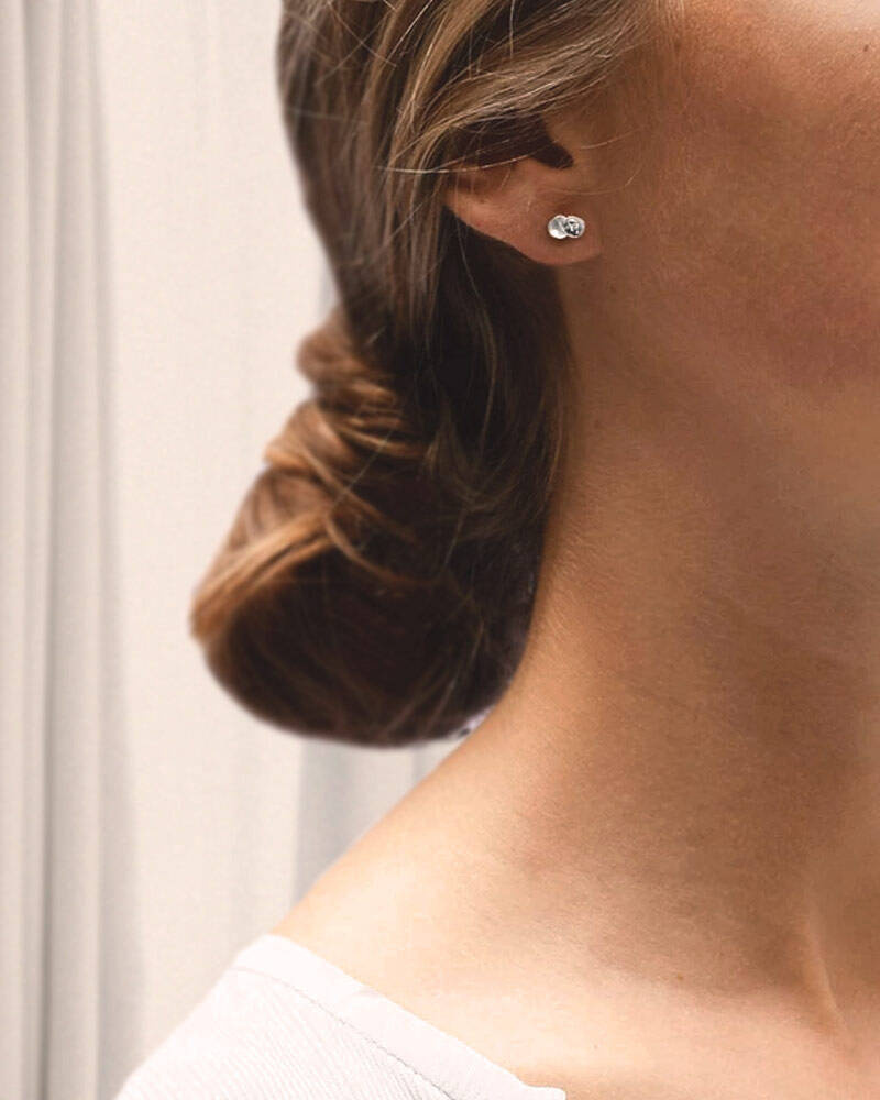 Rocky Shore drop Earring silver