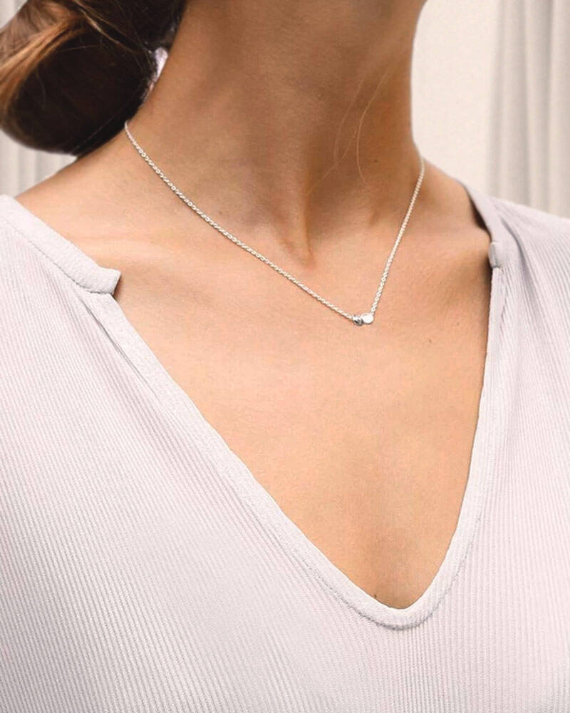 Rocky Shore drop Necklaces silver