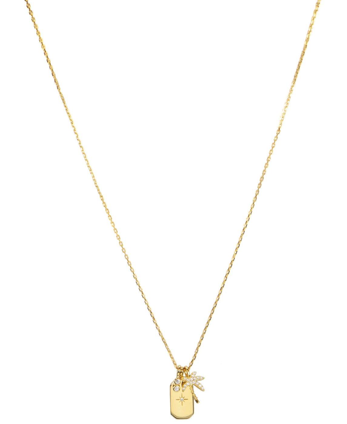 Palm Necklace Gold