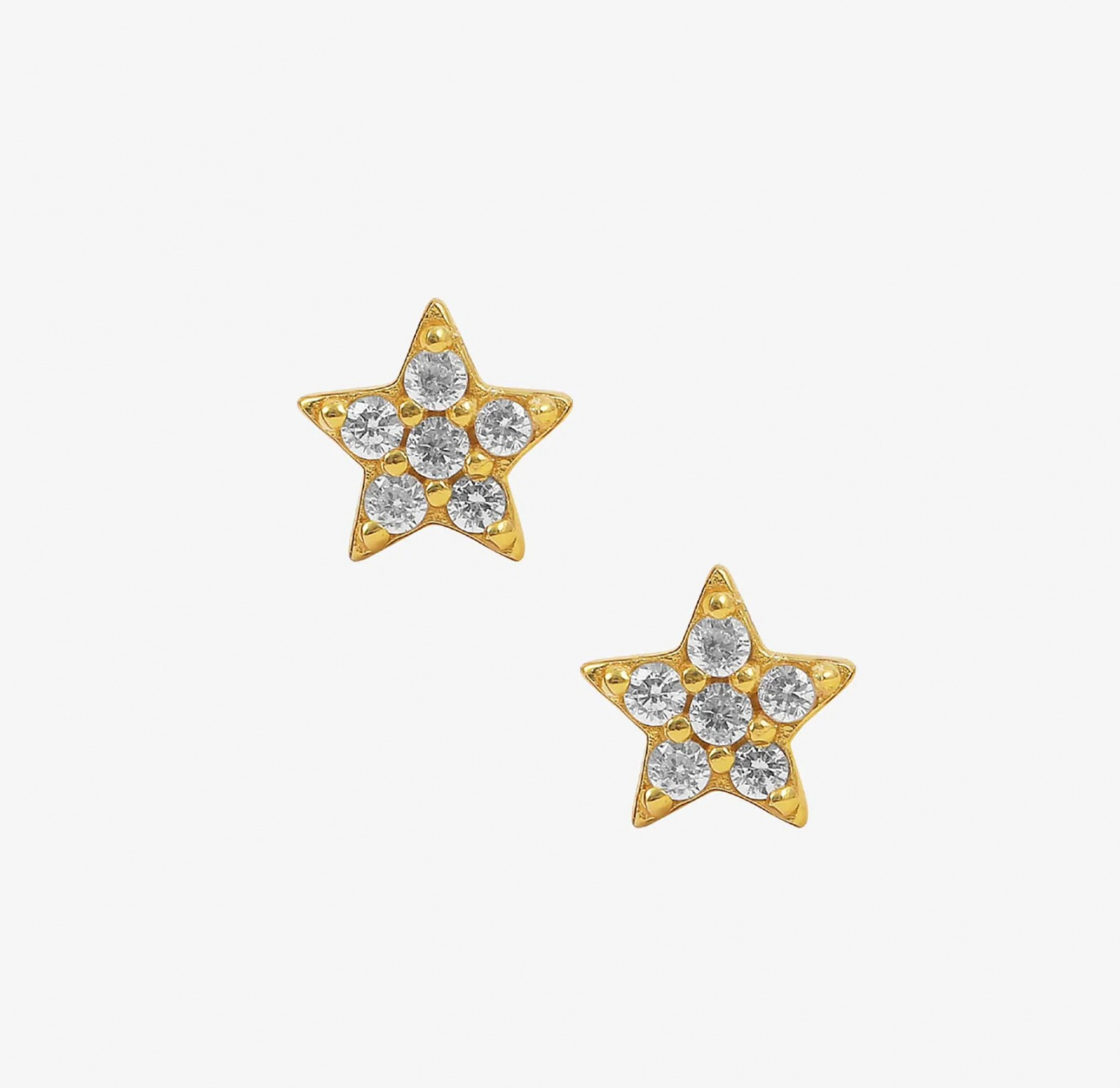 White Star Earstud Gold