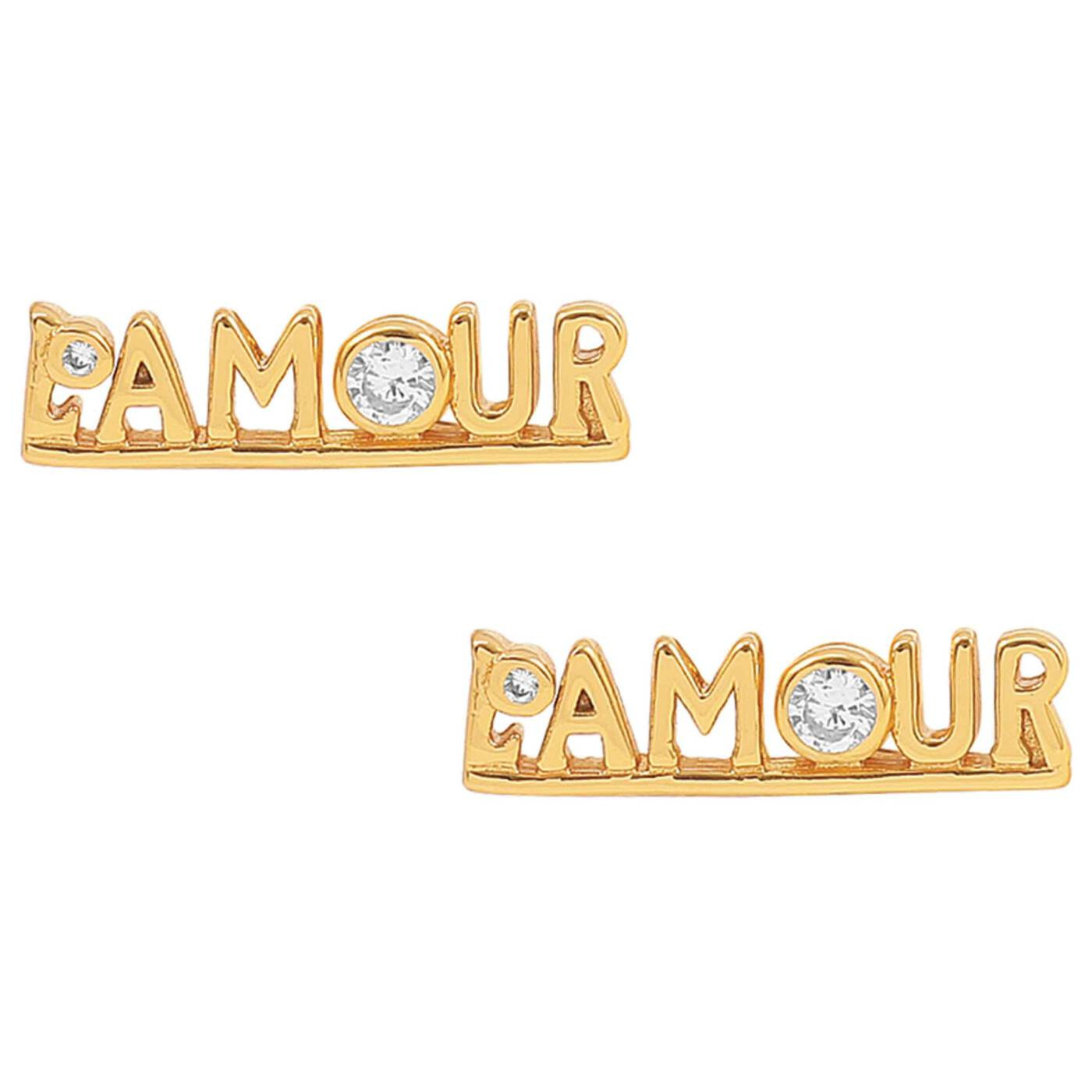 L'amour Earrings Gold