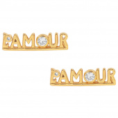 L'amour Earrings Gold
