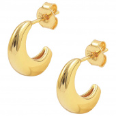 Nora big hoops Earrings Gold