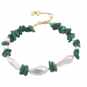Green Ellie Bracelets Gold
