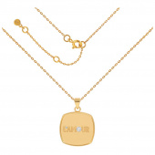 L'amour chunky chain Necklaces Gold