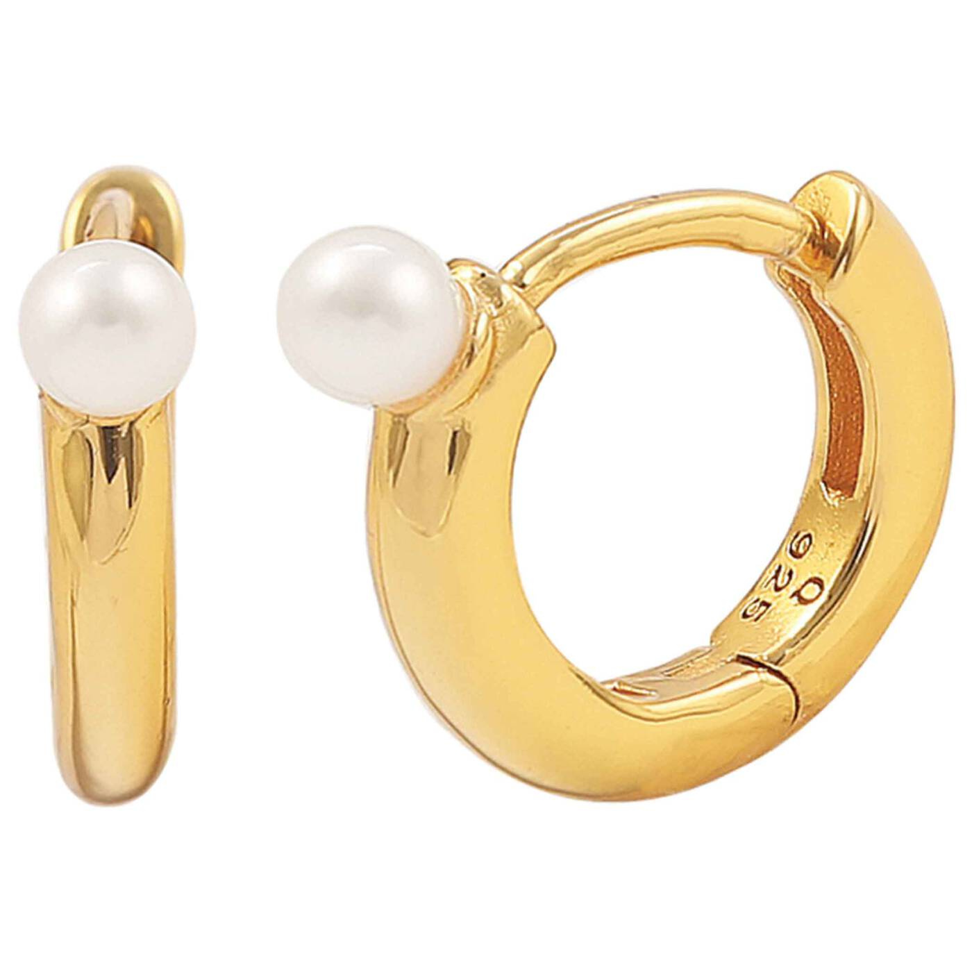 Agnes hoops Earrings Gold