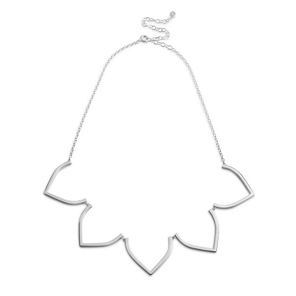 Petal Grand Necklaces silver 38-46 cm