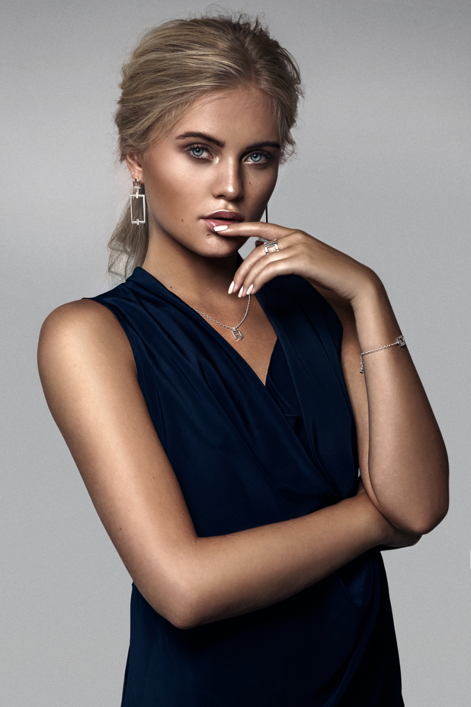 Detail Square Bracelets silver