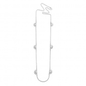Shine Long Necklaces silver 80 cm