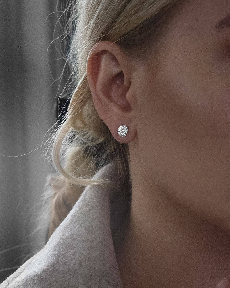 Stardust drop Earring silver