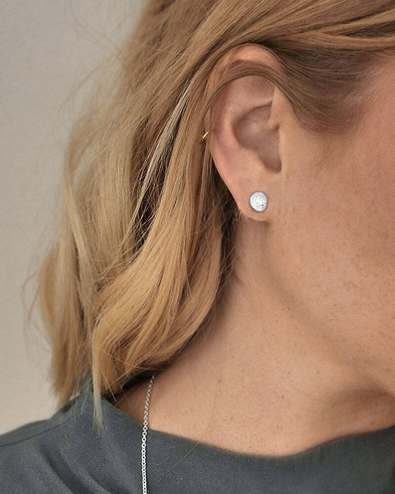 Stardust shine drop Earring silver