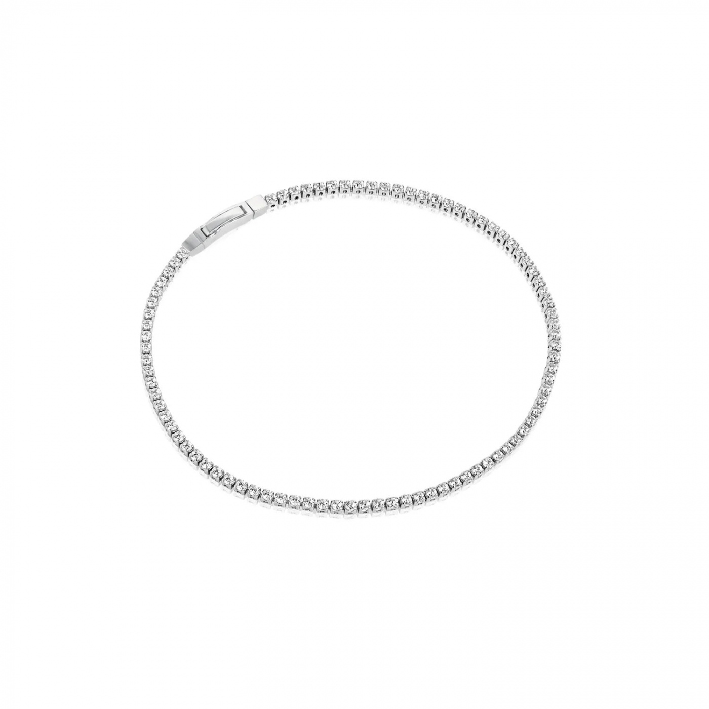 ELLERA Bracelets Vita Zirkoner Silver
