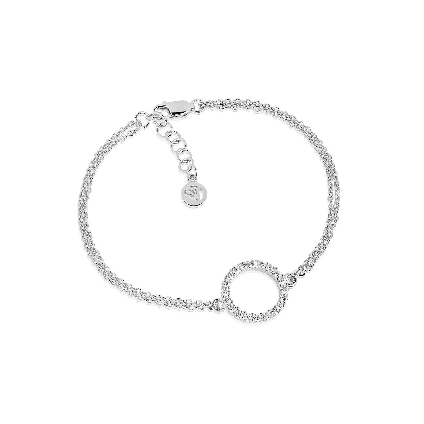 BIELLA GRANDE Bracelets White Zirkoner (silver)