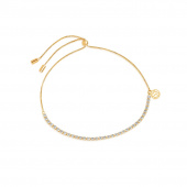 ELLERA TENNIS Bracelets White Zirkoner (Gold)