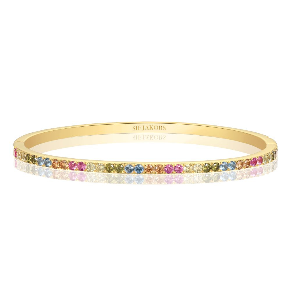 Ellisse - 18k Goldpläterad, med multifärgade zirkoner Bracelets