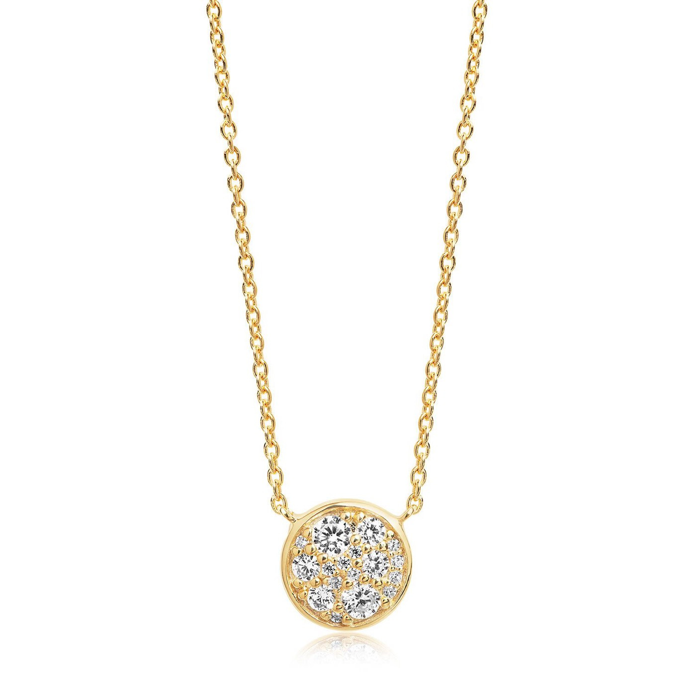 NOVARA Necklaces White Zirkoner (Gold)