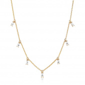 PRINCESS BAGUETTE Necklaces (Gold)