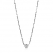 CECINA Necklaces White Zirkoner (silver)