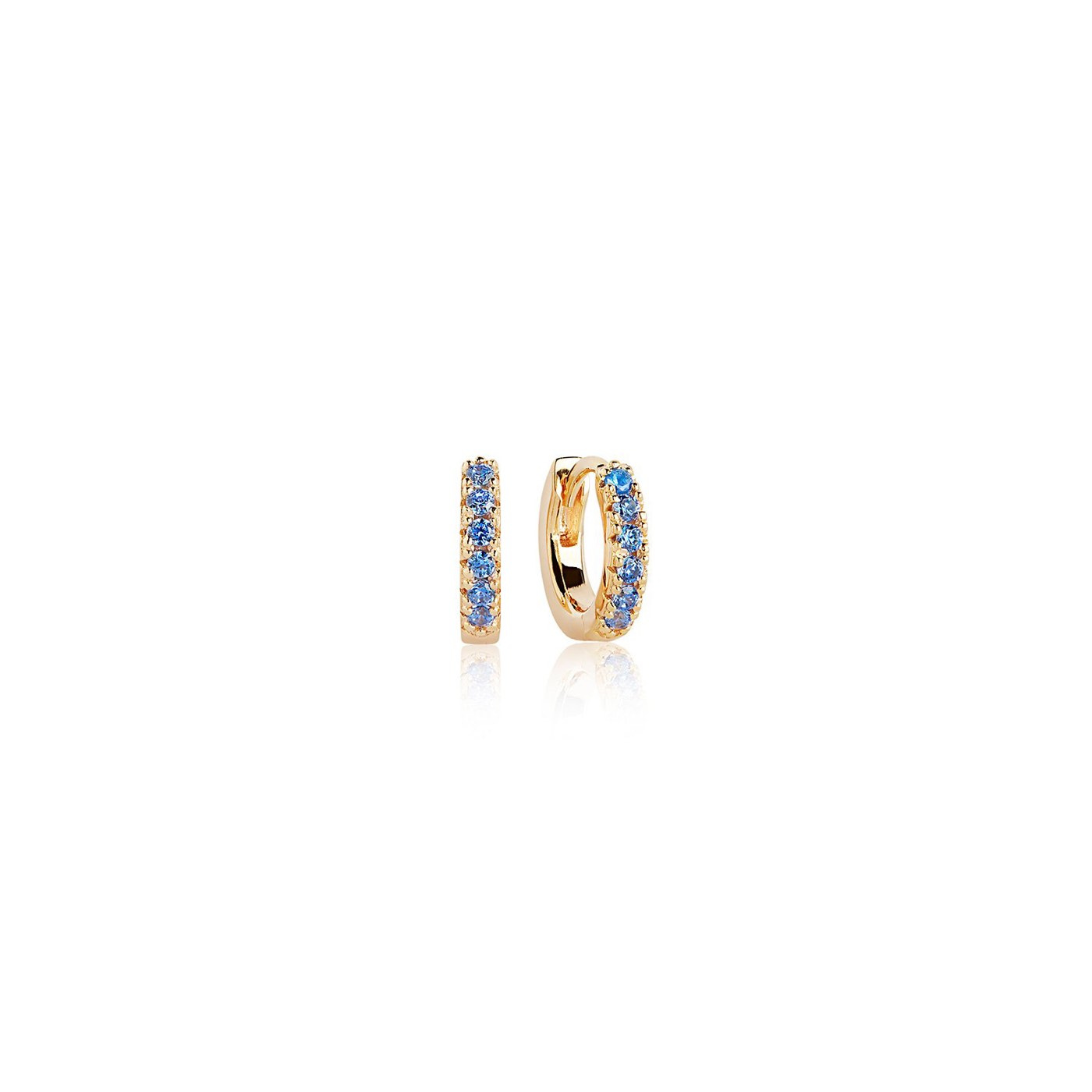 ELLERA PICCOLO Earring blue Zirkoner (Gold)