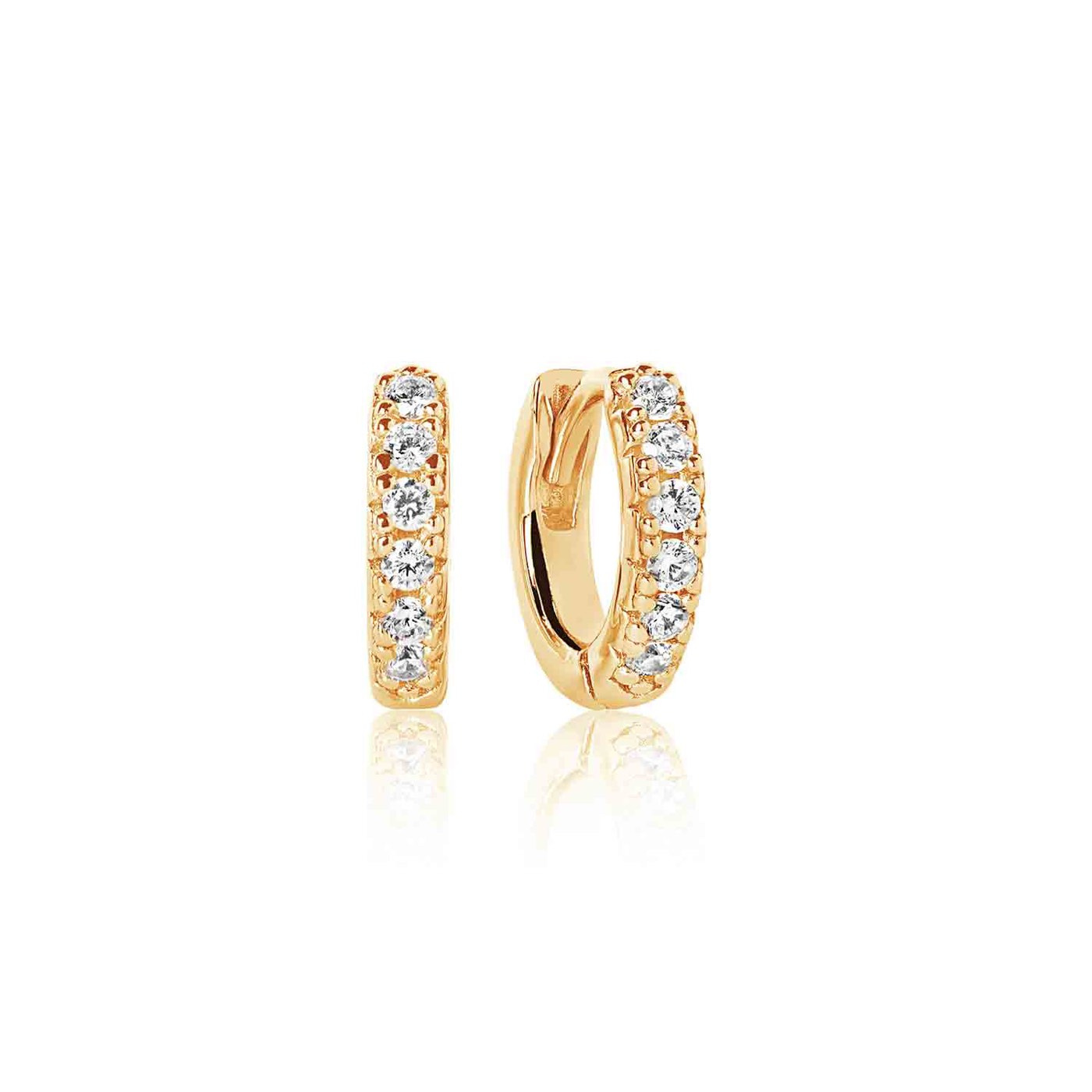 ELLERA PICCOLO Earring White Zirkoner (Gold)