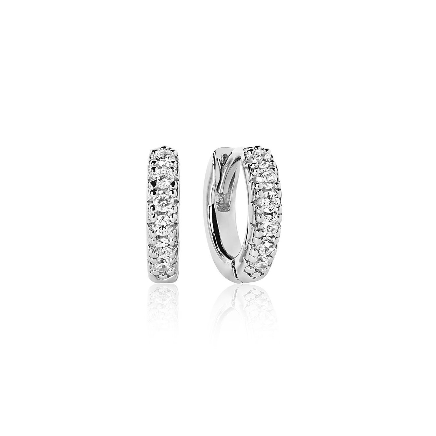 ELLERA PICCOLO Earring White Zirkoner (silver)
