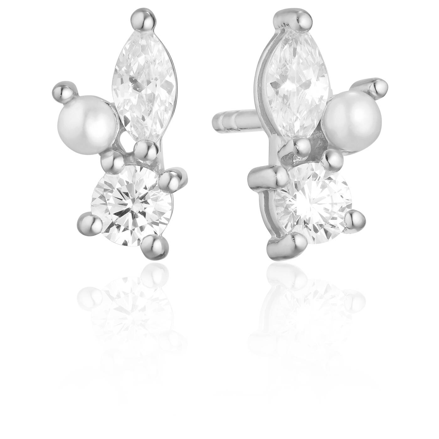 ADRIA TRE PICCOLO EARRINGS Silver