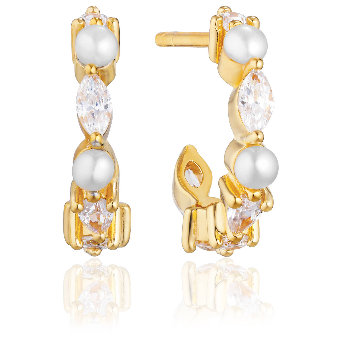 ADRIA CREOLO PICCOLO EARRINGS Gold