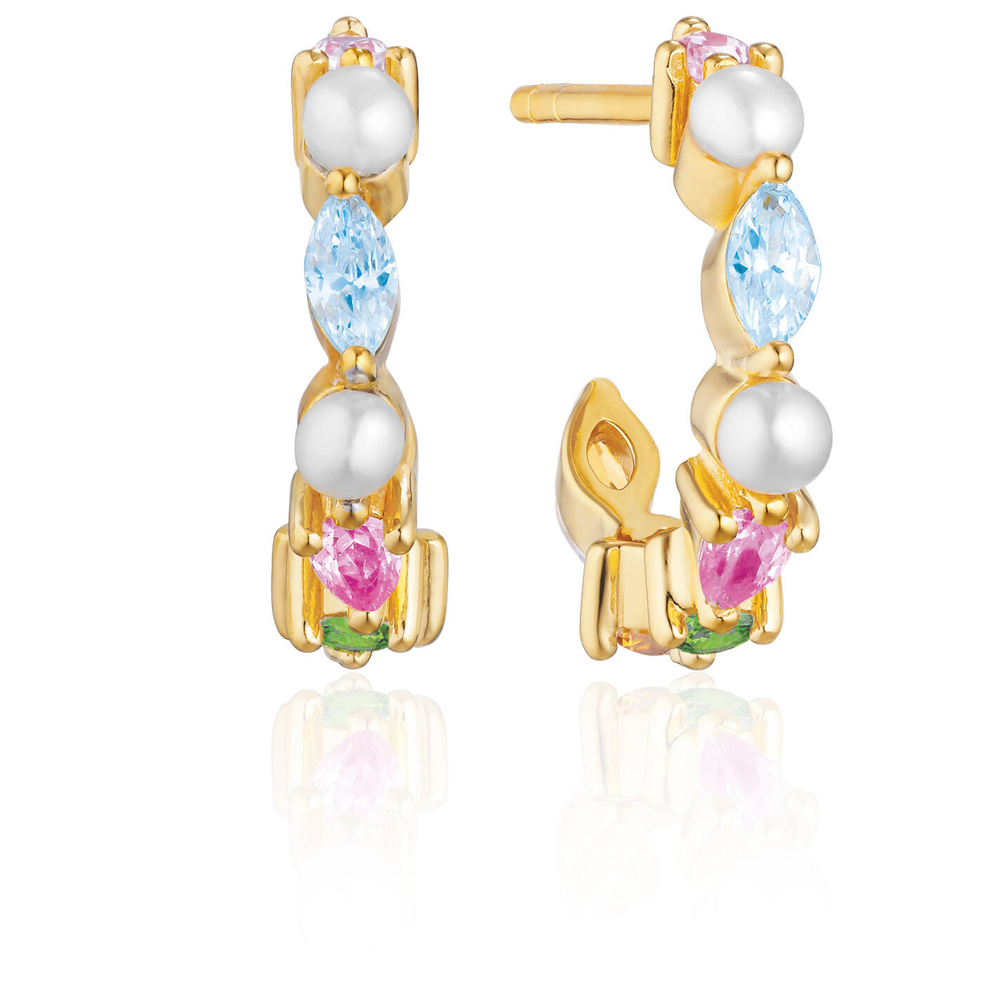 ADRIA CREOLO PICCOLO EARRINGS Gold