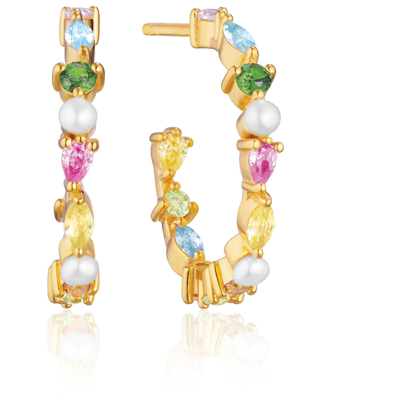 ADRIA CREOLO MEDIO EARRINGS Gold