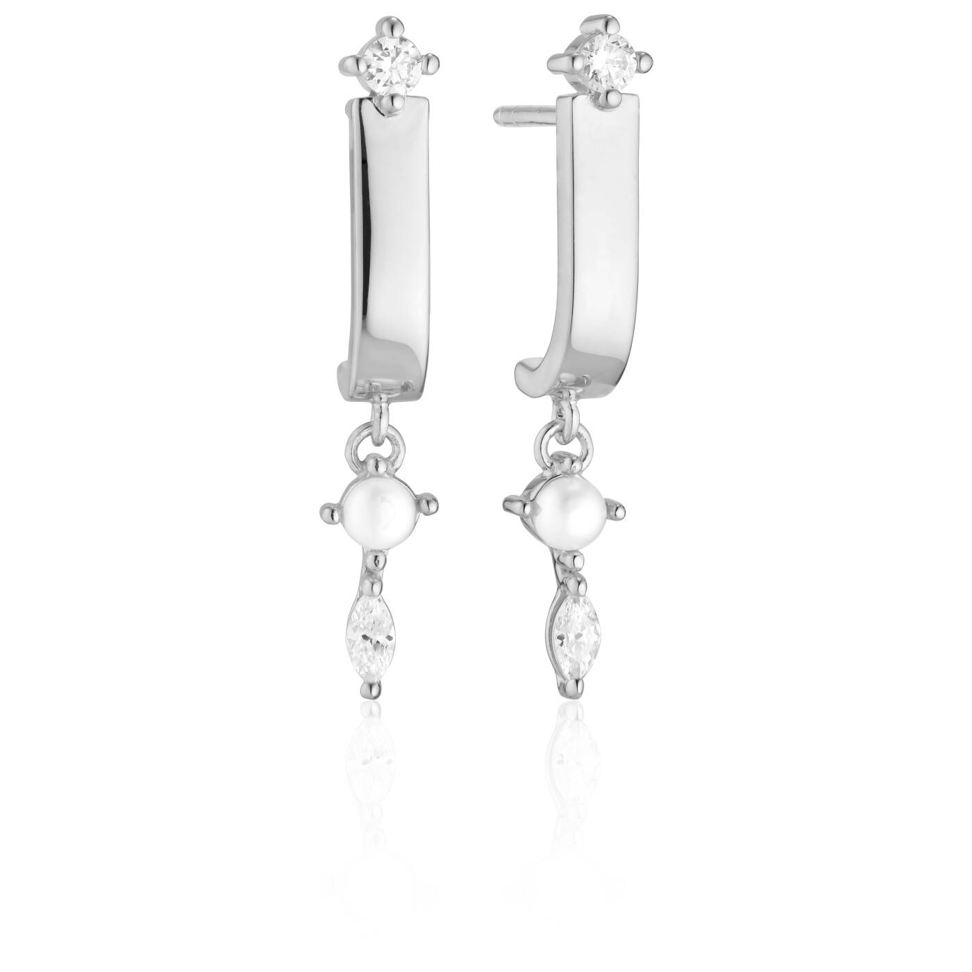 ADRIA TRE PENDOLO EARRINGS Silver
