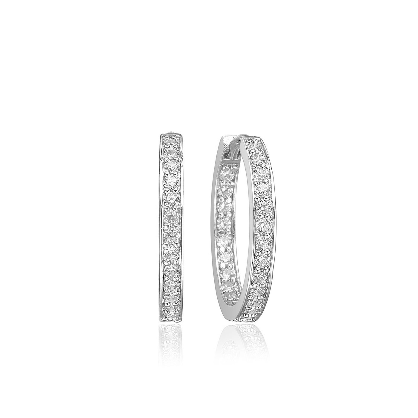 CORTE Earring White Zirkoner (silver)