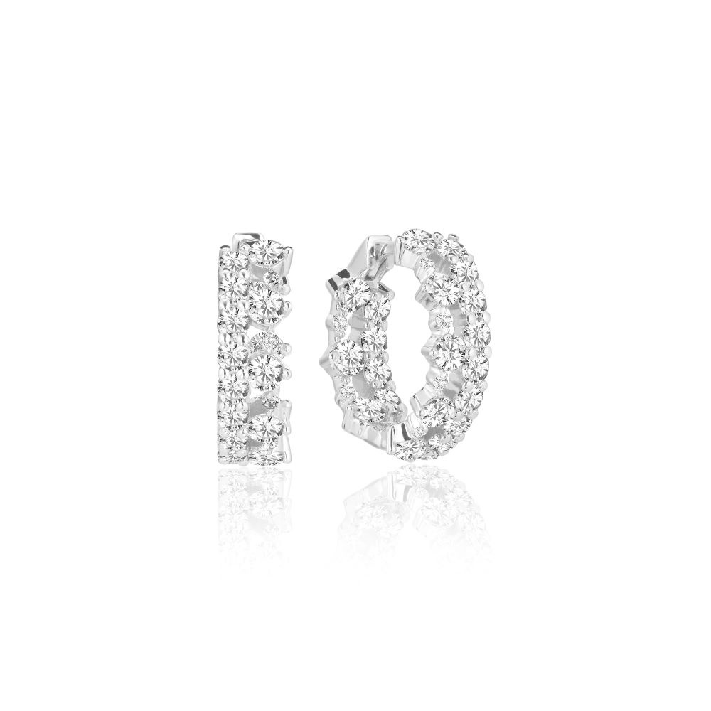 LIVIGNO CREOLO PICCOLO EARRINGS Silver