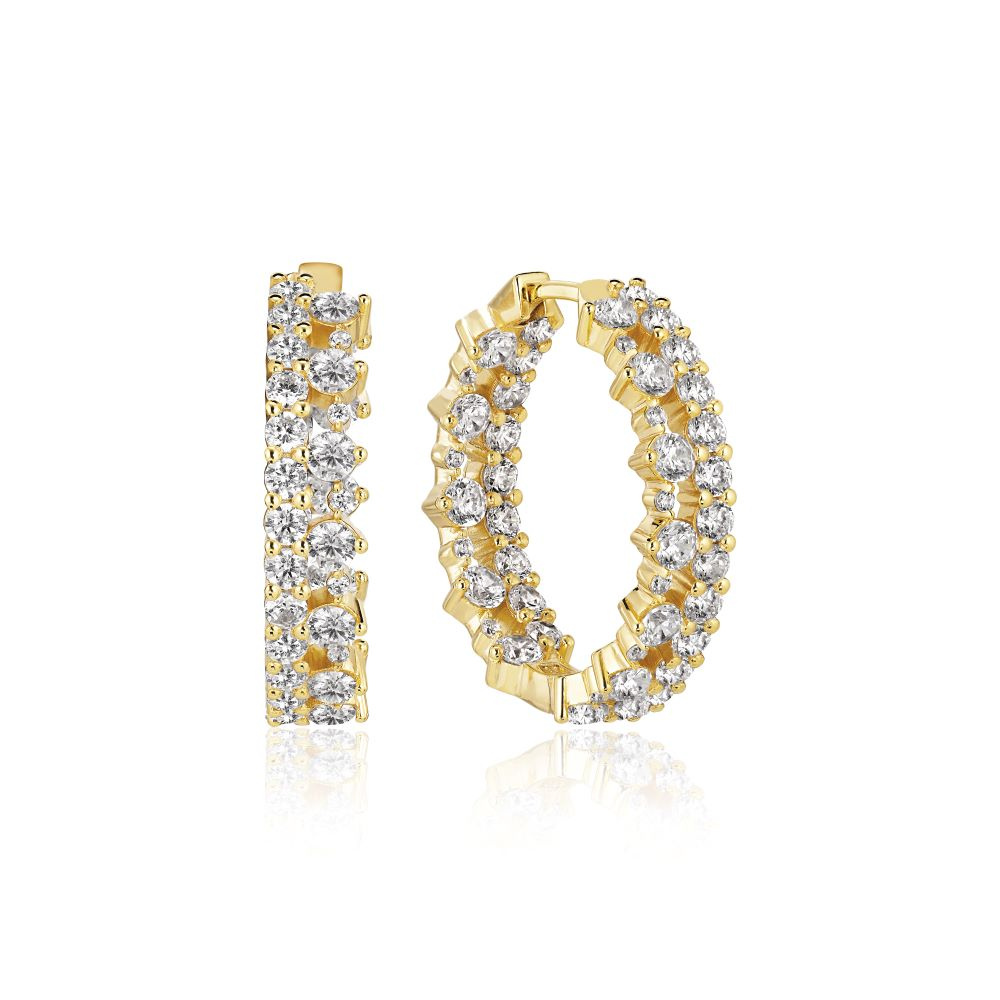 LIVIGNO CREOLO GRANDE EARRINGS Gold