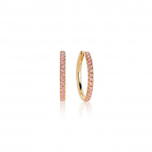 ELLERA GRANDE Earring pink Zirkoner (Gold)
