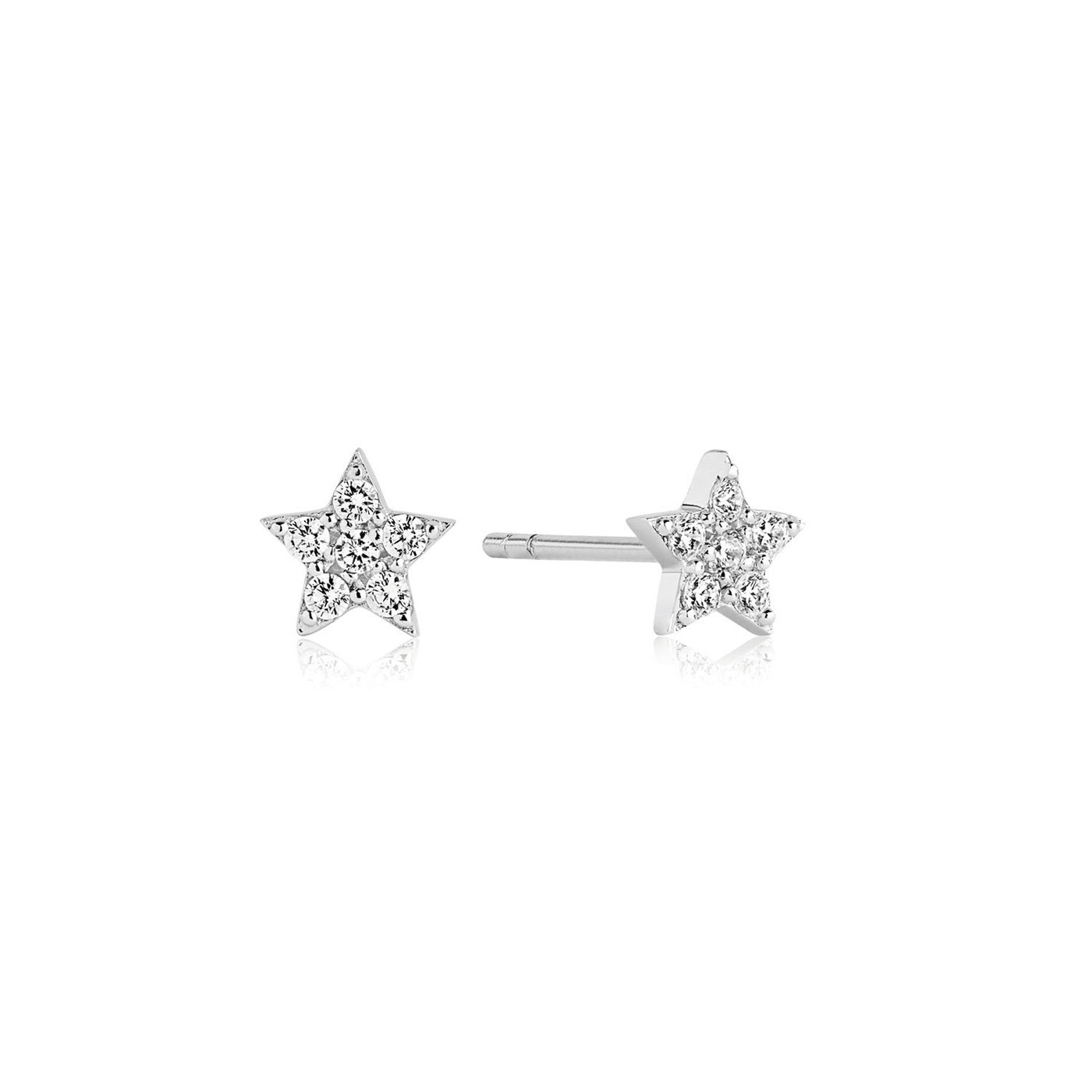 MIRA Earring White Zirkoner (silver)