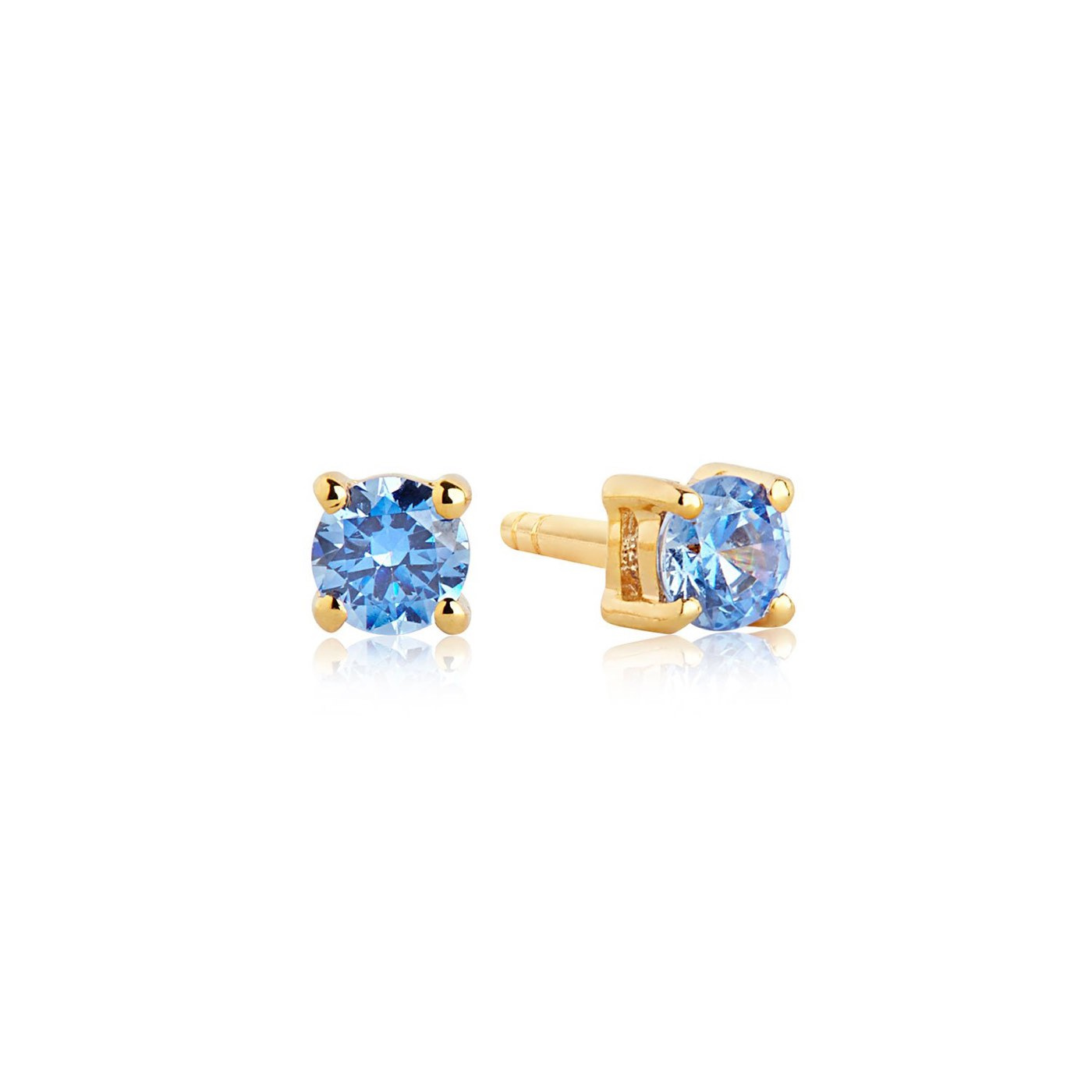 PRINCESS PICCOLO Earring blue Zirkoner (Gold)
