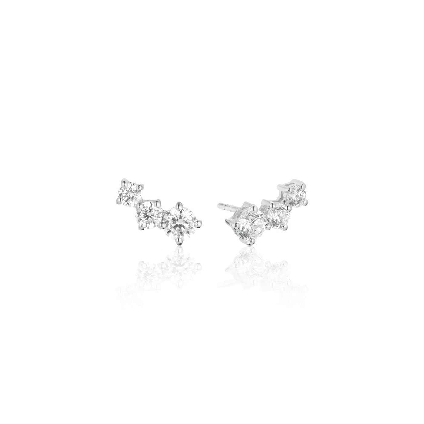 BELLUNO PICCOLO Earring White Zirkoner (silver)