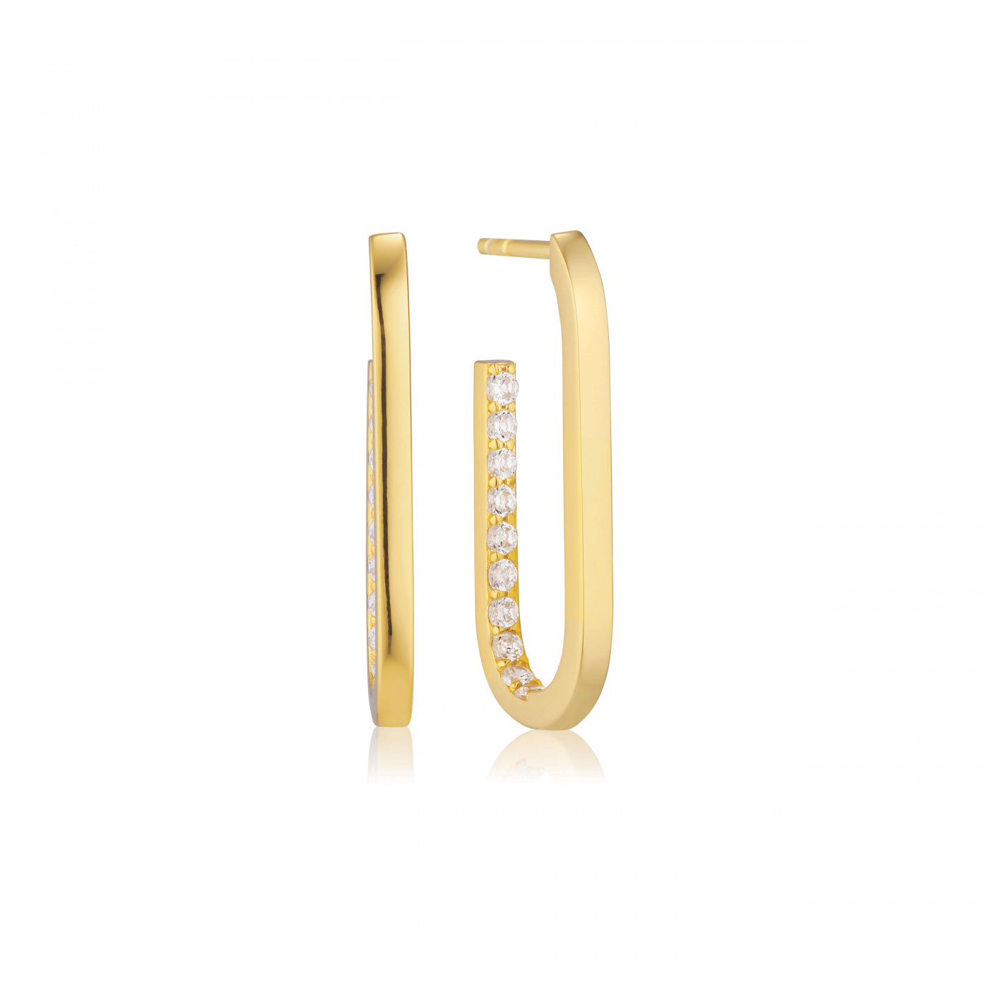 CAPIZZI MEDIO Earringn Vita Zirkoner Gold