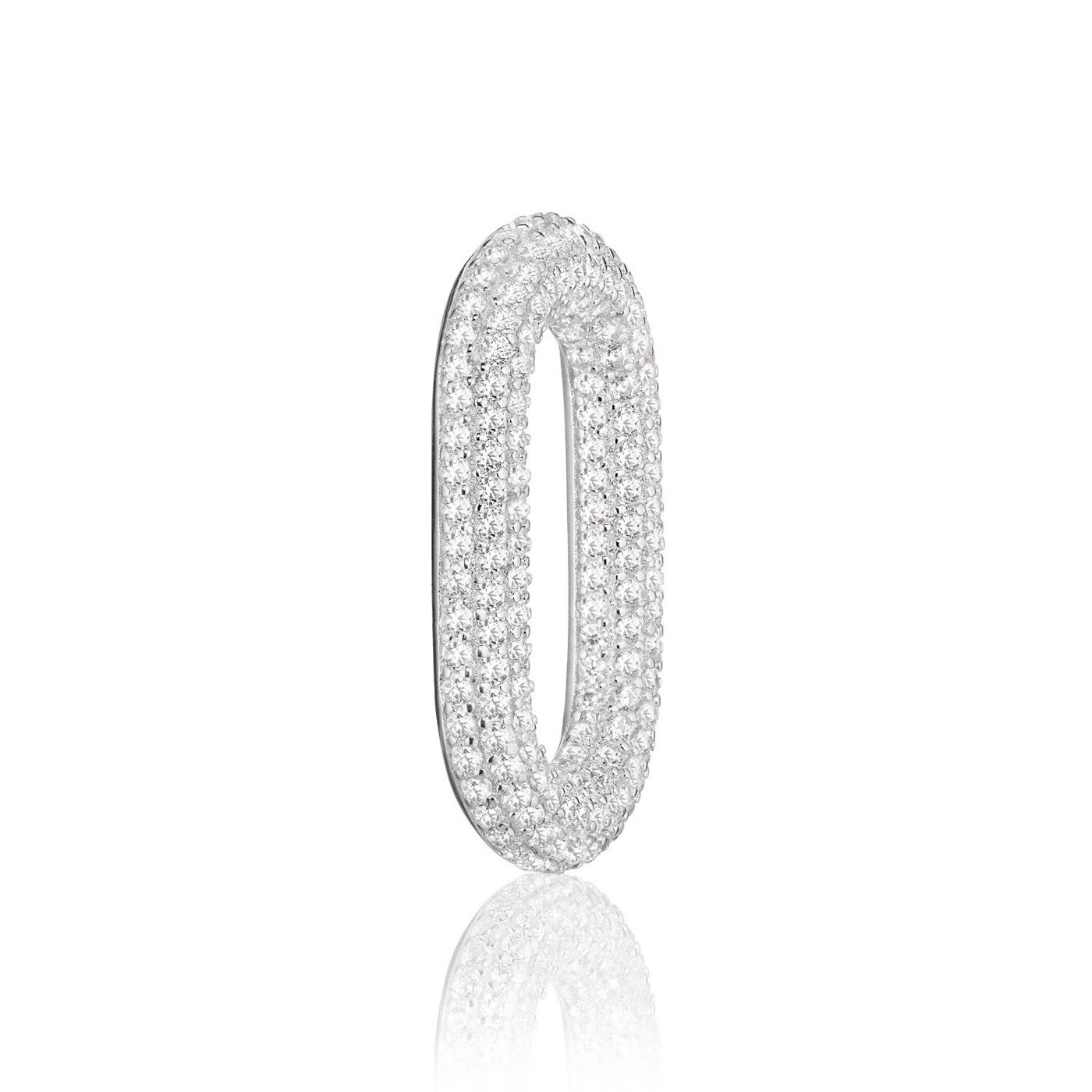 CAPRI SINGLE LINK White Zirkonia (silver)