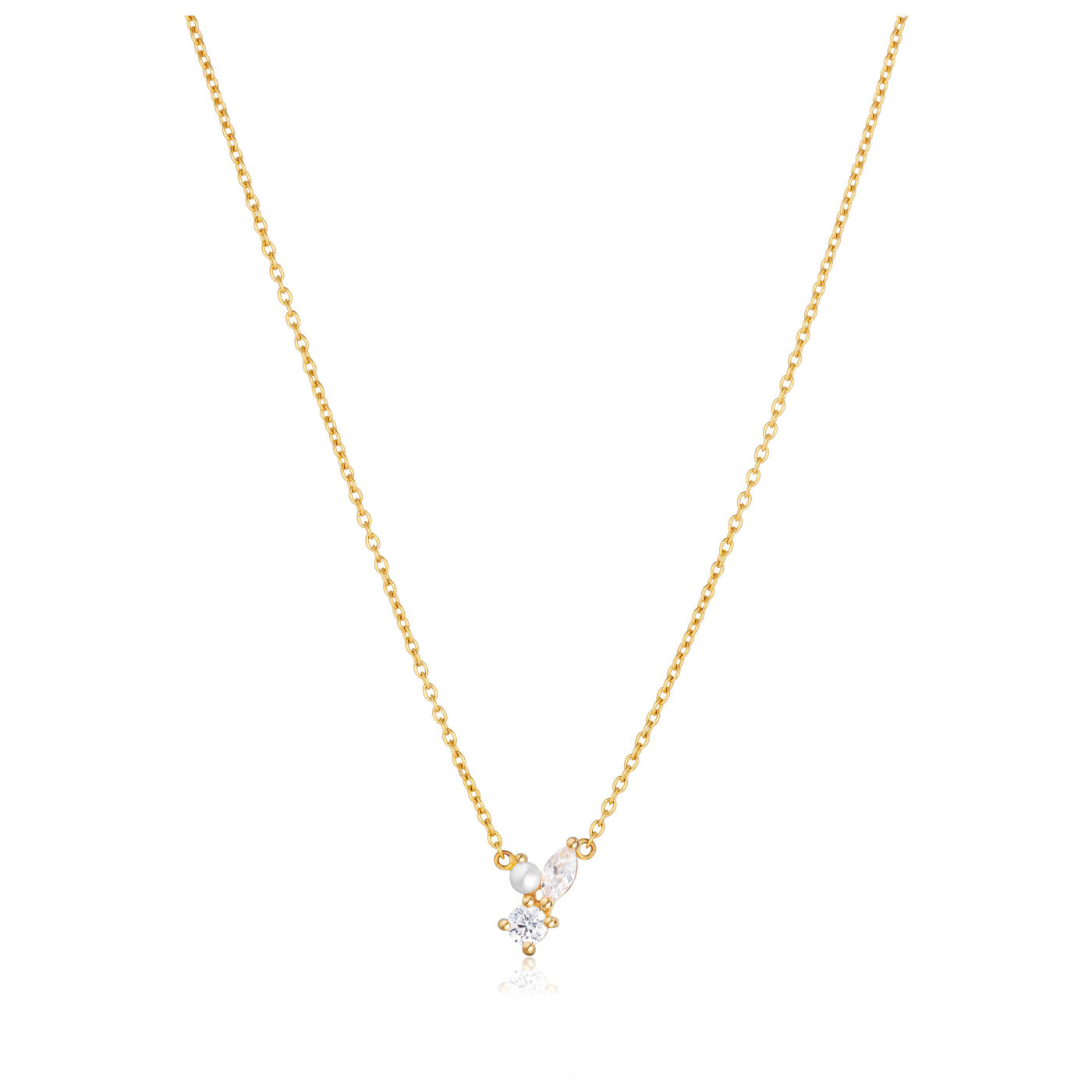 ADRIA TRE PICCOLO NECKLACE Gold