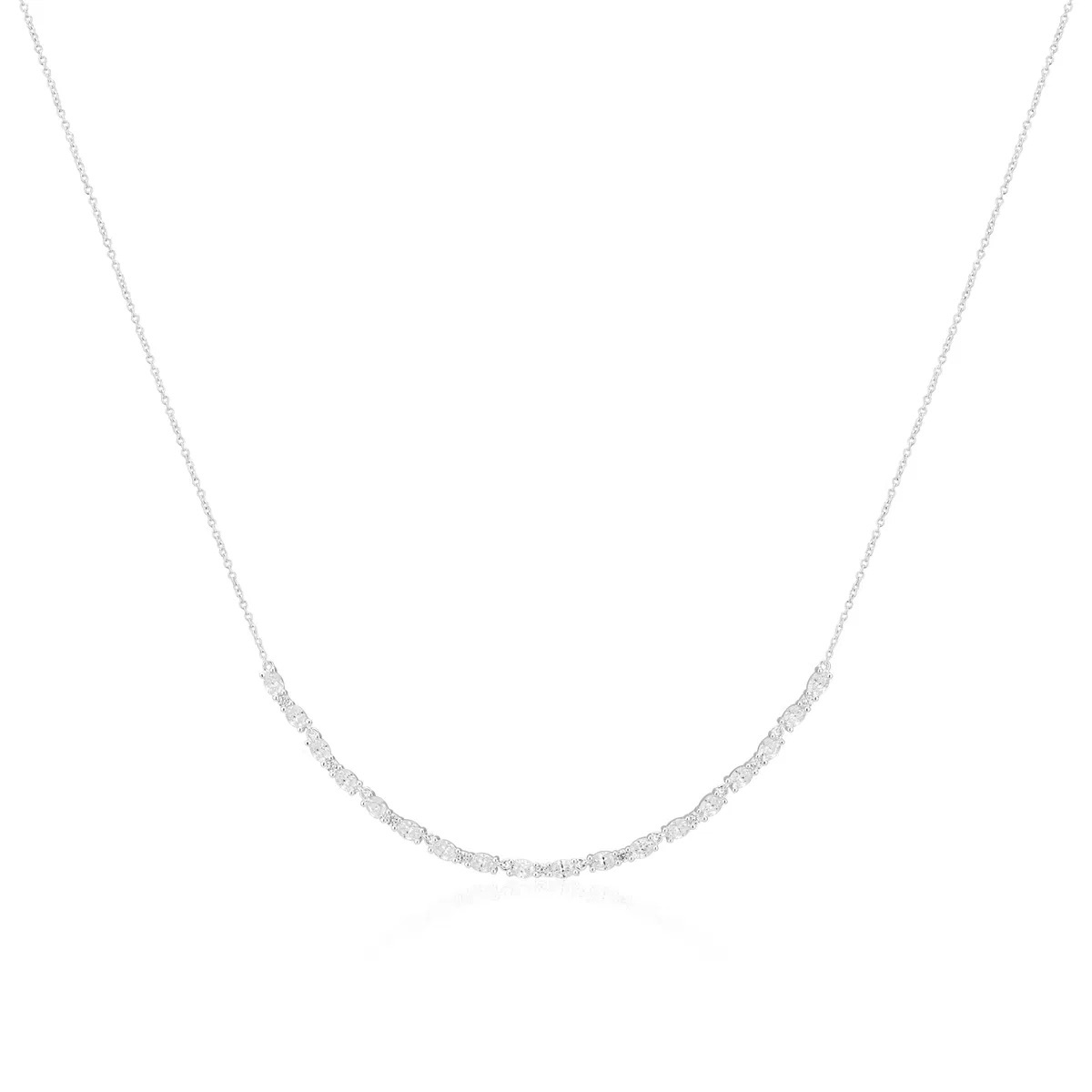 ELLERA OVALE Necklace Silver