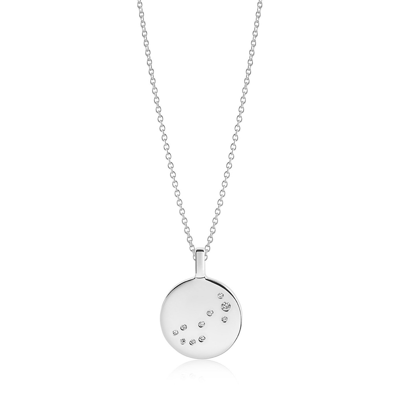 ZODIACO SCORPIO Necklaces White Zirkoner (silver)