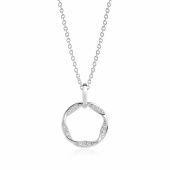 CETARA PICCOLO Necklaces White Zirkoner (silver)