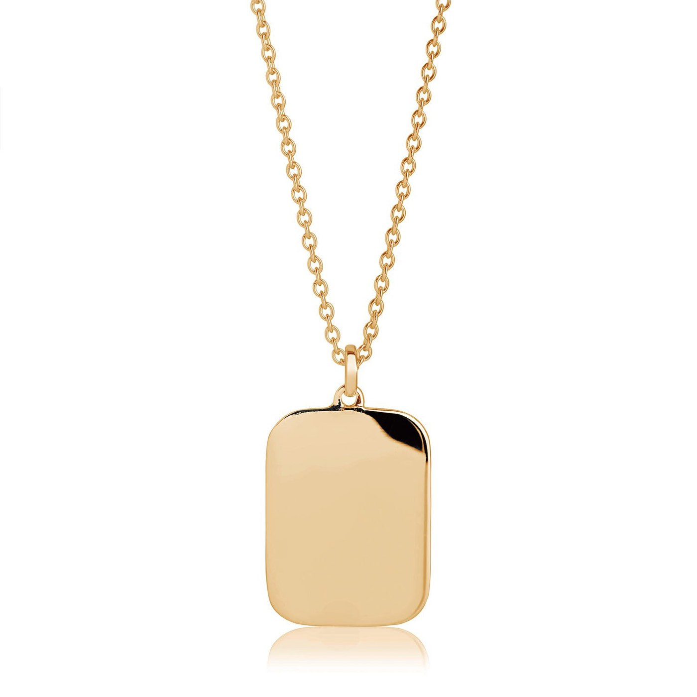 FOLLINA PIANURA QUADRATO Necklaces (Gold)