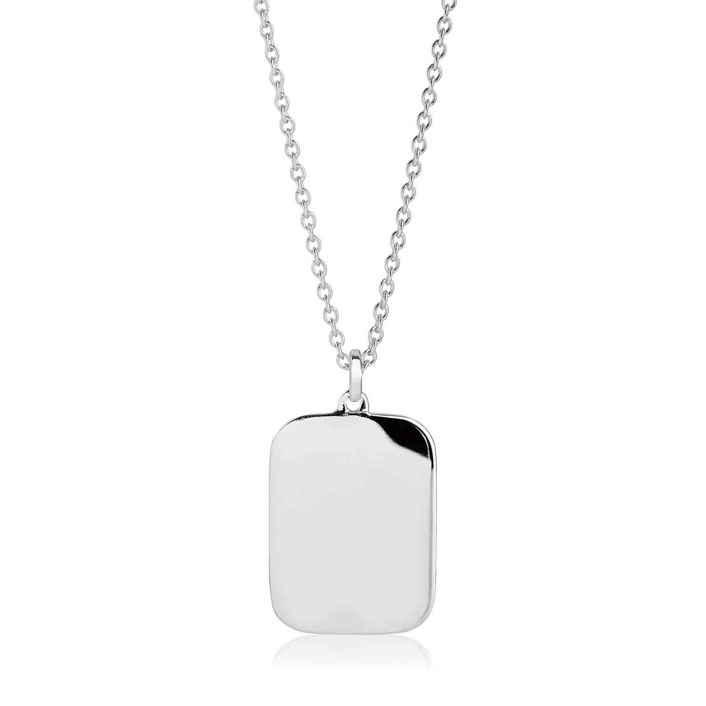 FOLLINA PIANURA QUADRATO Necklaces (silver)