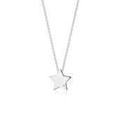 FOLLINA STELLA Necklaces White Zirkoner (silver) 38-45 cm