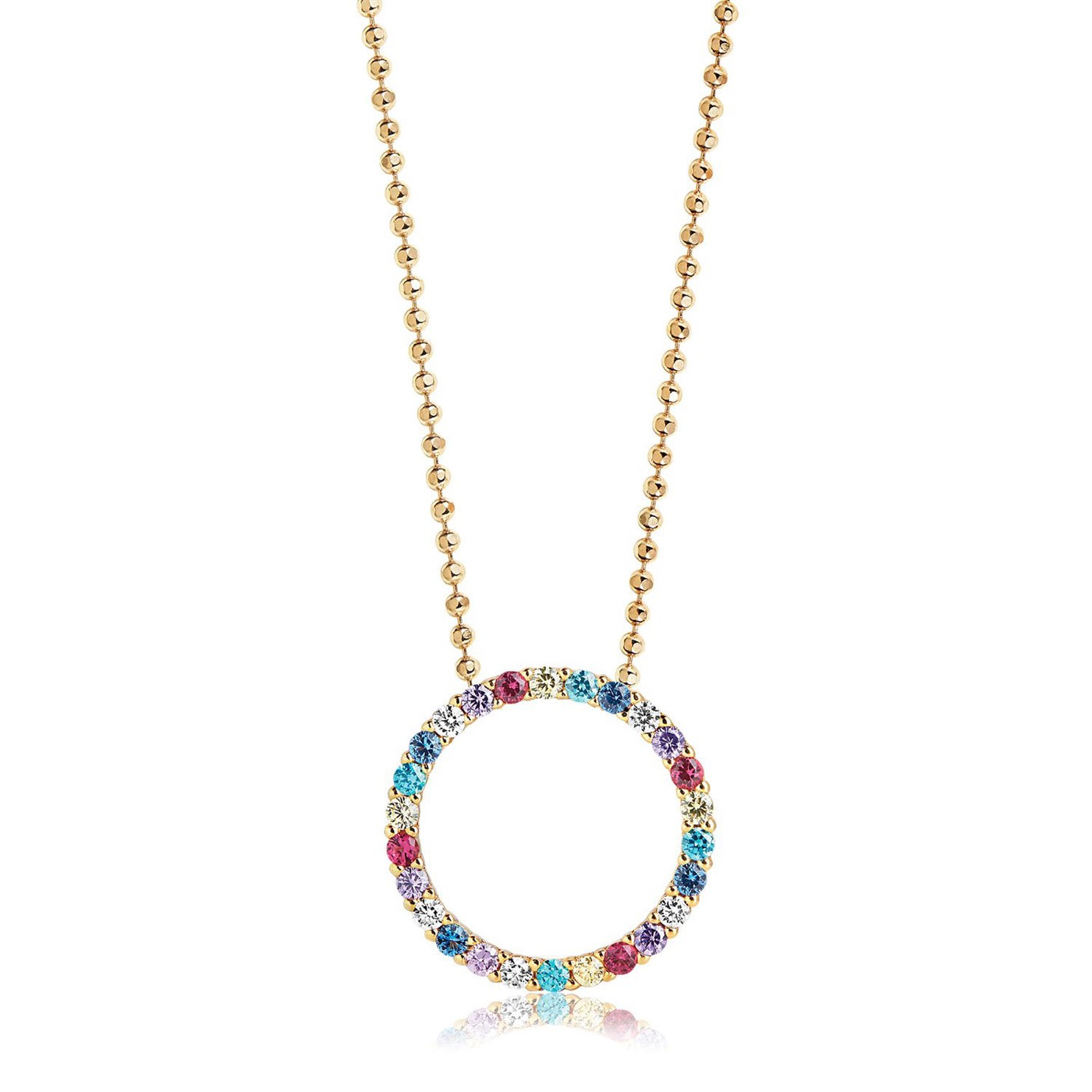BIELLA Necklaces Multi-coloured Zircons (Gold)