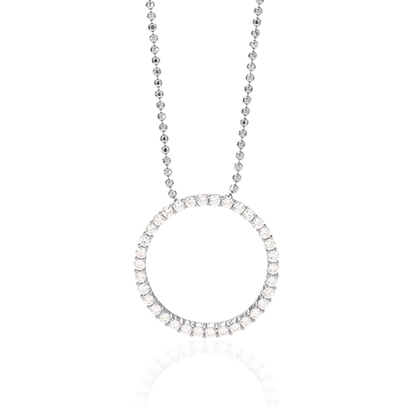 BIELLA GRANDE Necklaces White Zirkoner (silver)