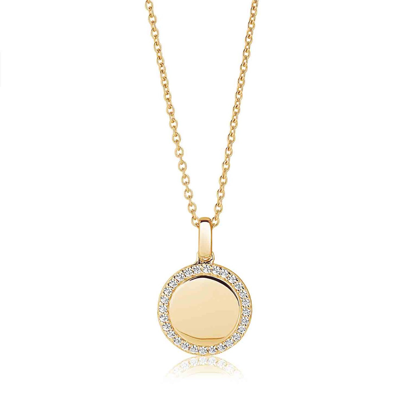 FOLLINA Necklaces White Zirkoner (Gold)
