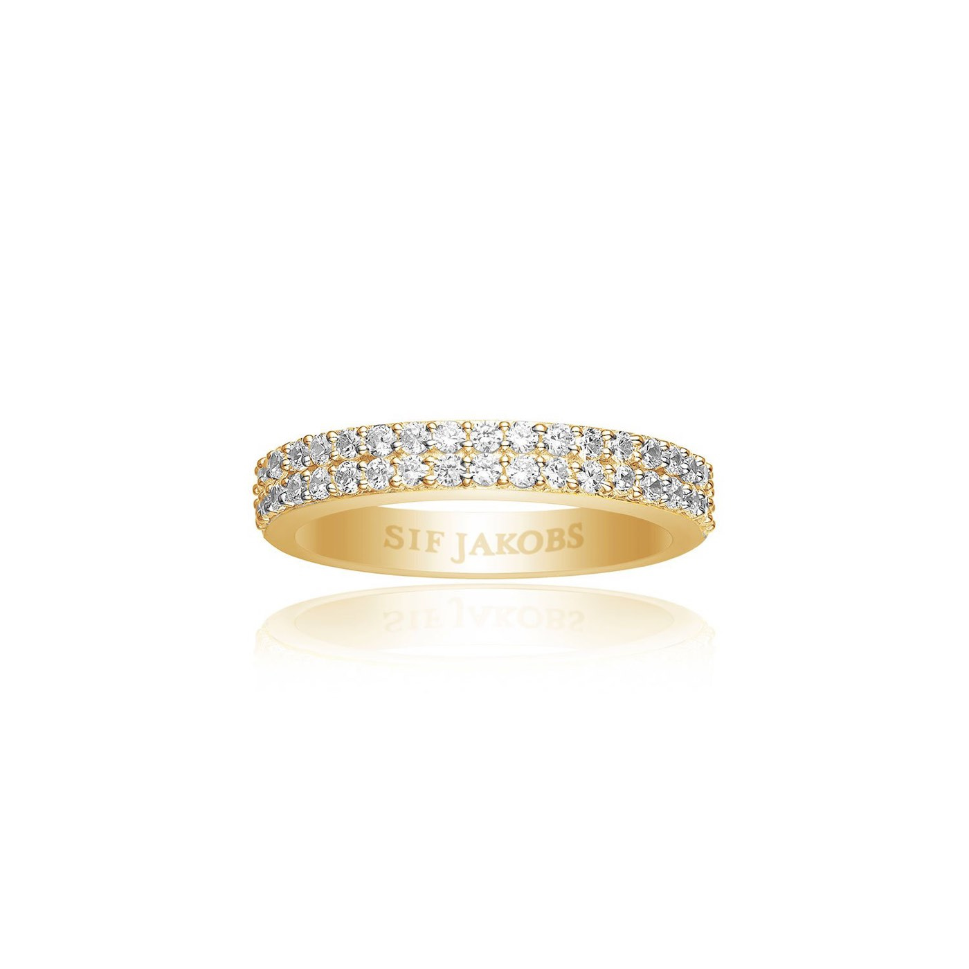 CORTE DUE ring White Zirkoner (Gold)